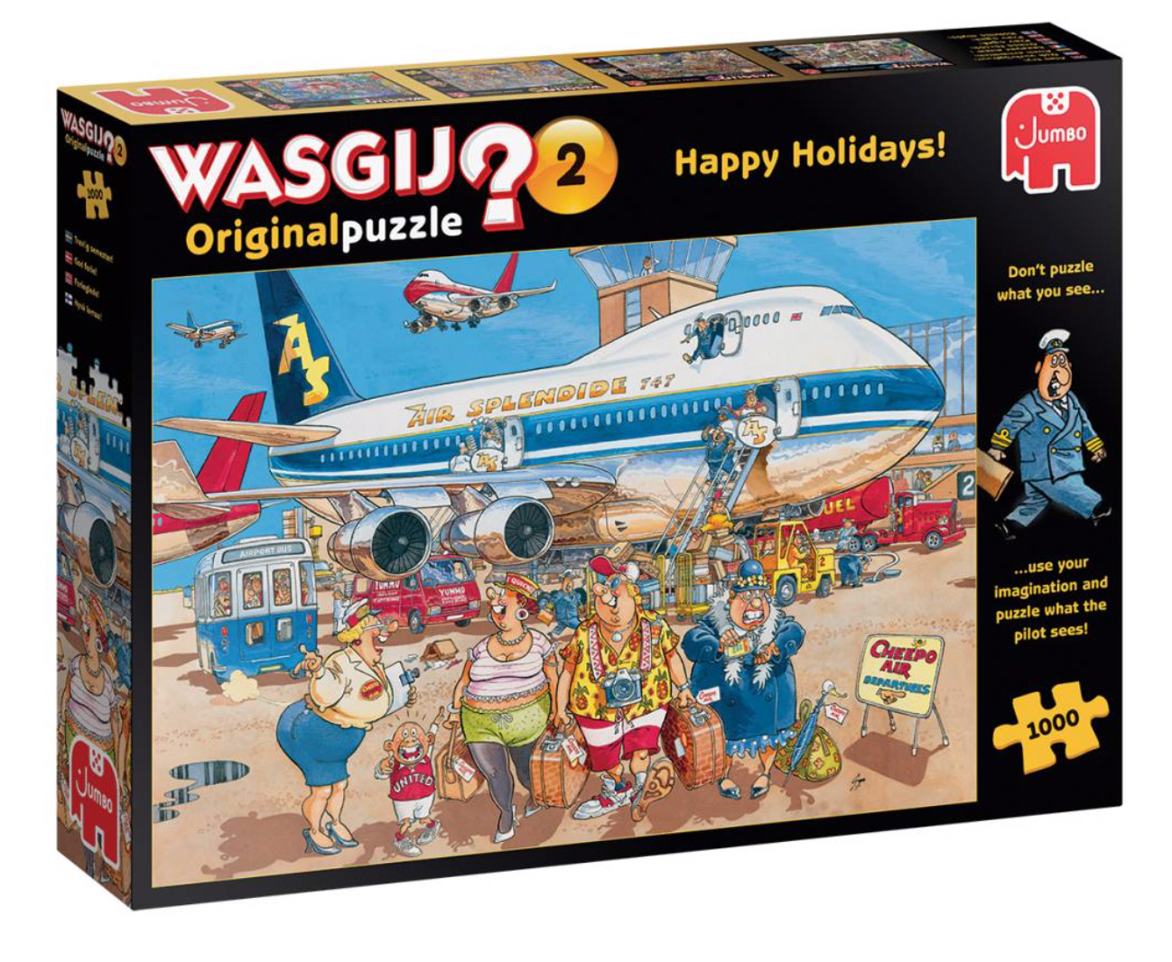 Wasgij Original 2: Happy Holidays, 1000 Pieces, Jumbo | Puzzle Warehouse