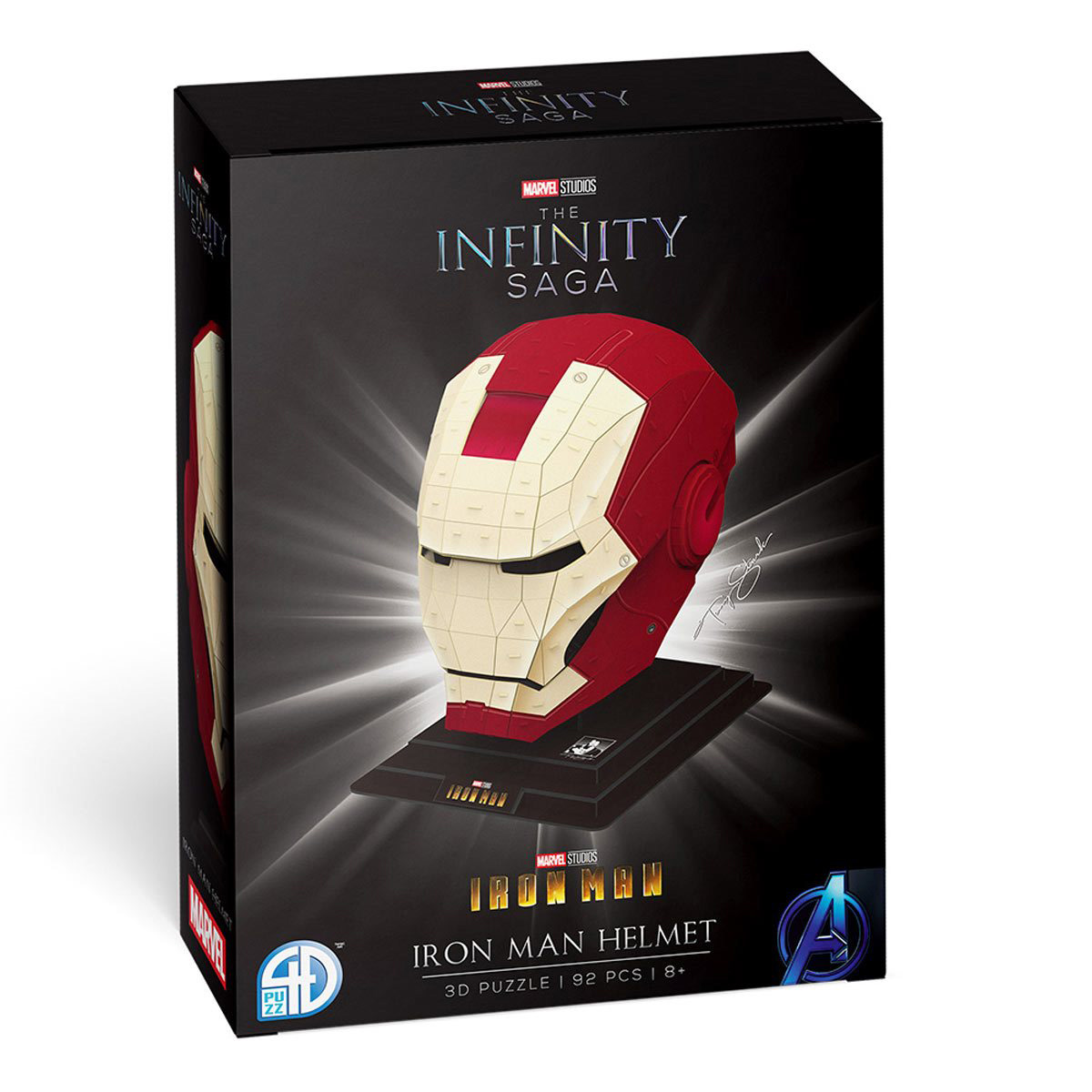 3D Marvel Iron Man Helmet Style #1 Gold and Red
