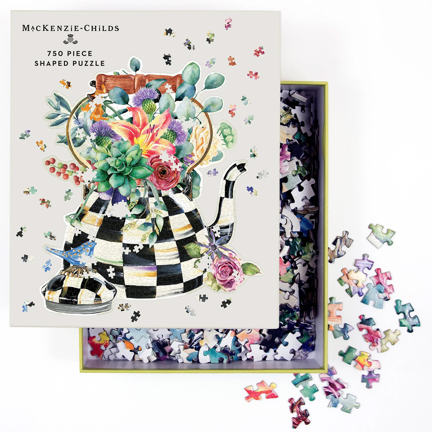 Blooming Kettle Shaped Puzzle - Scratch and Dent
