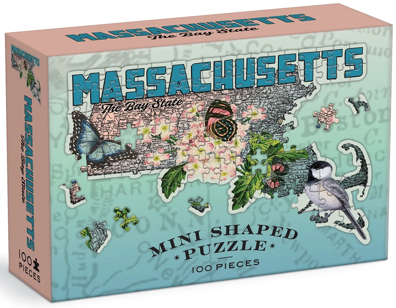 Massachussetts Mini Shaped Puzzle