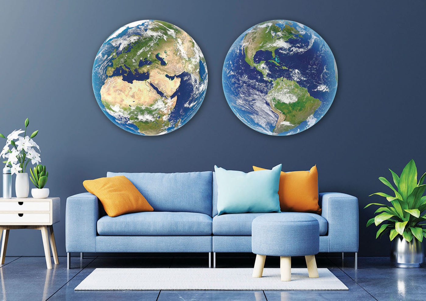 Planet Earth Round Puzzle Multi-Pack