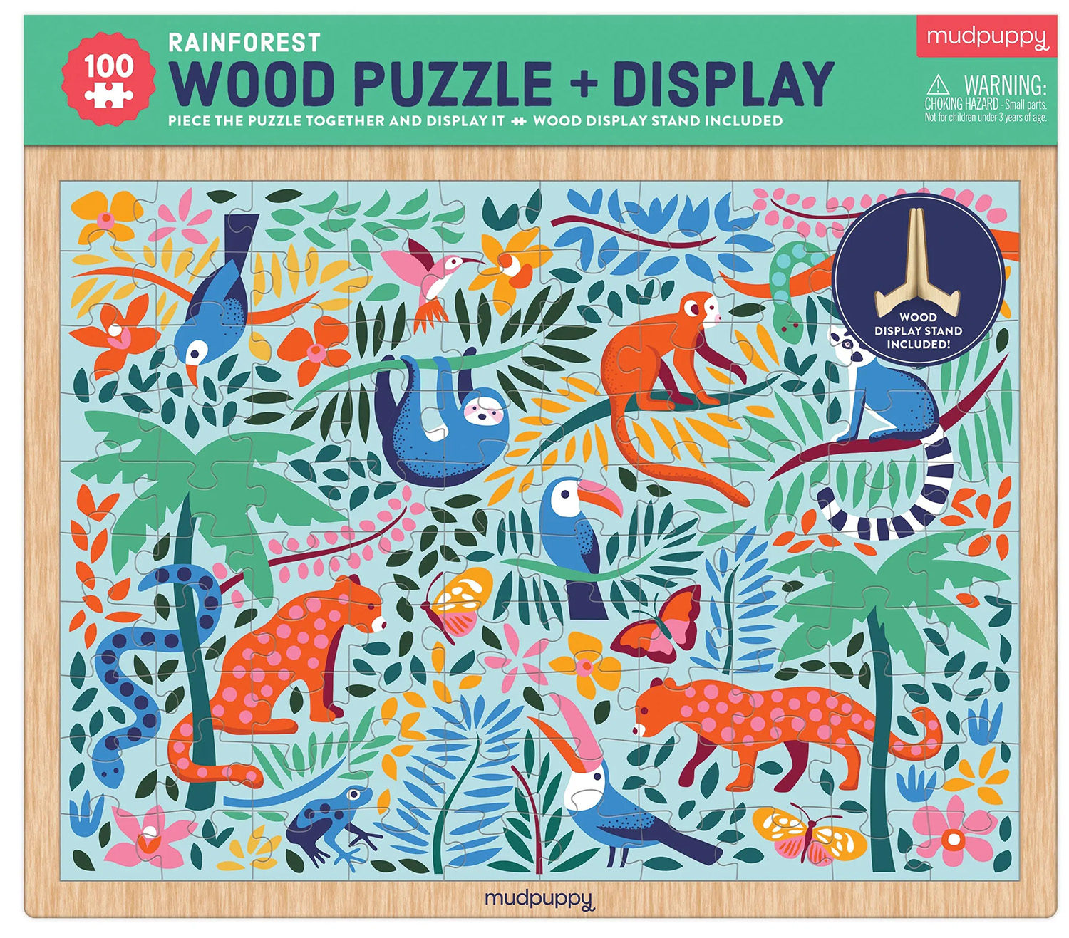 Rainforest Wooden Puzzle & Display