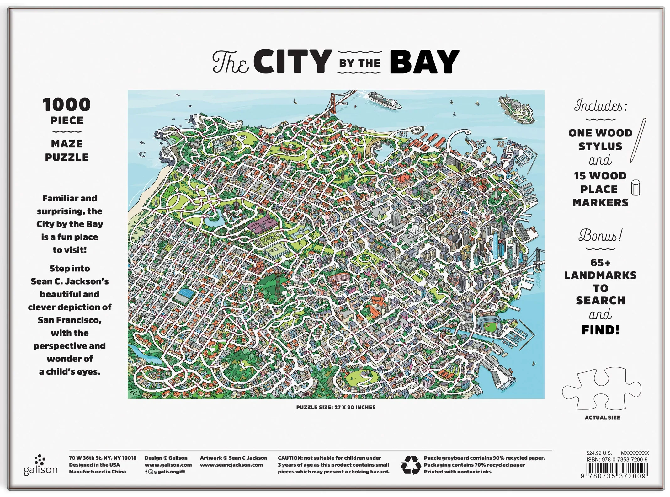The City by the Bay Maze Puzzle
