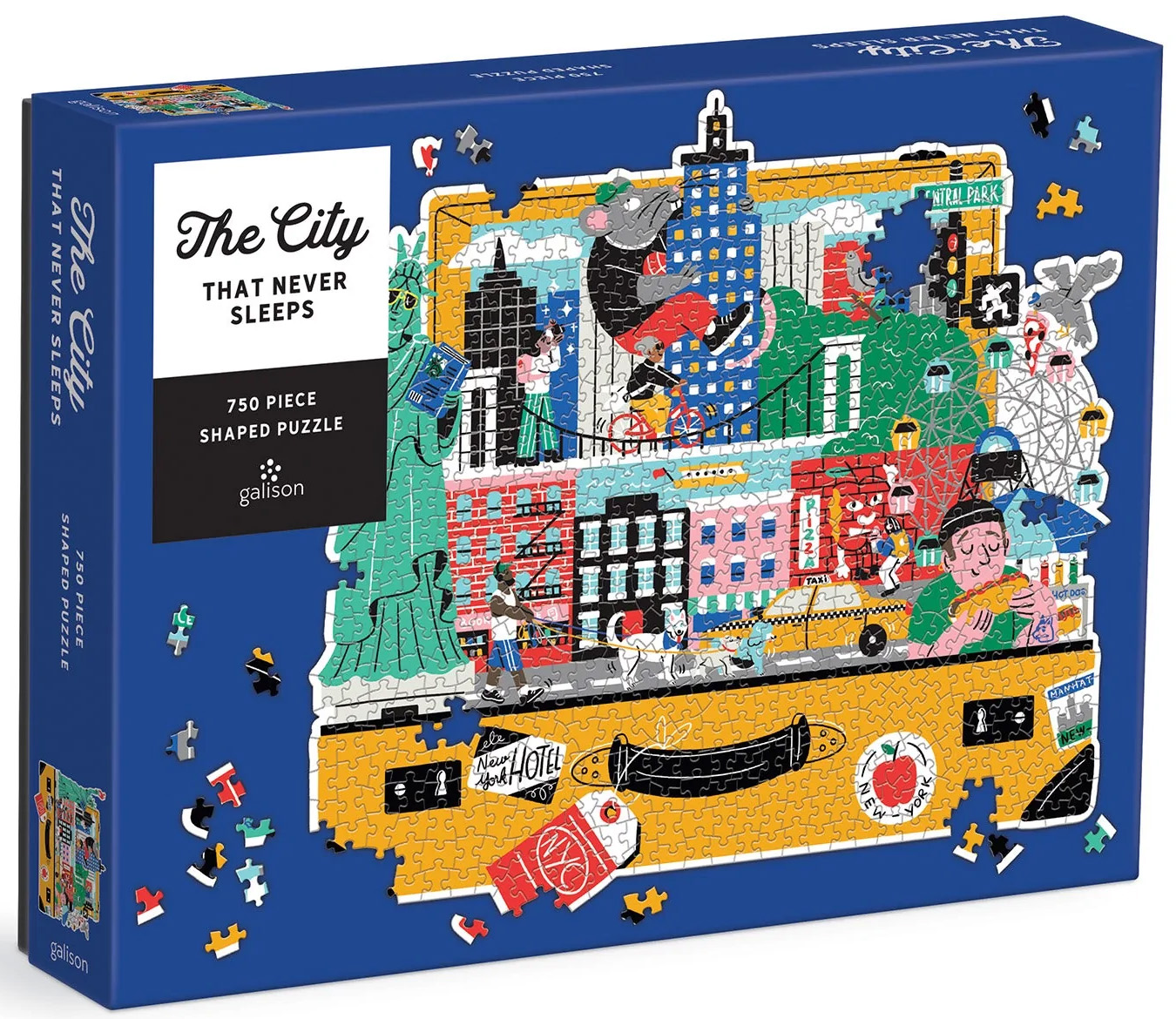 The City That Never Sleeps Shaped Puzzle
