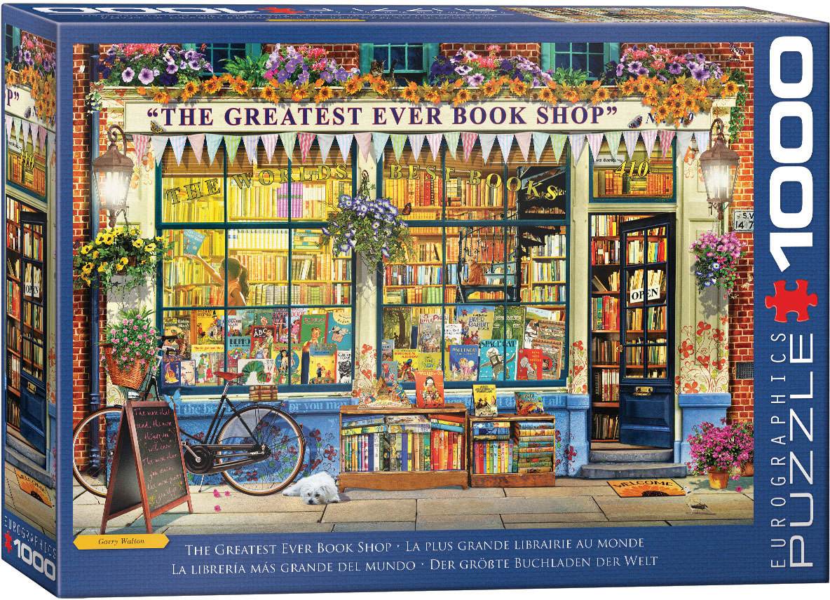 Ravensburger The Greatest Book Shop Bookshop 1000 PIECE JIGSAW PUZZLE 