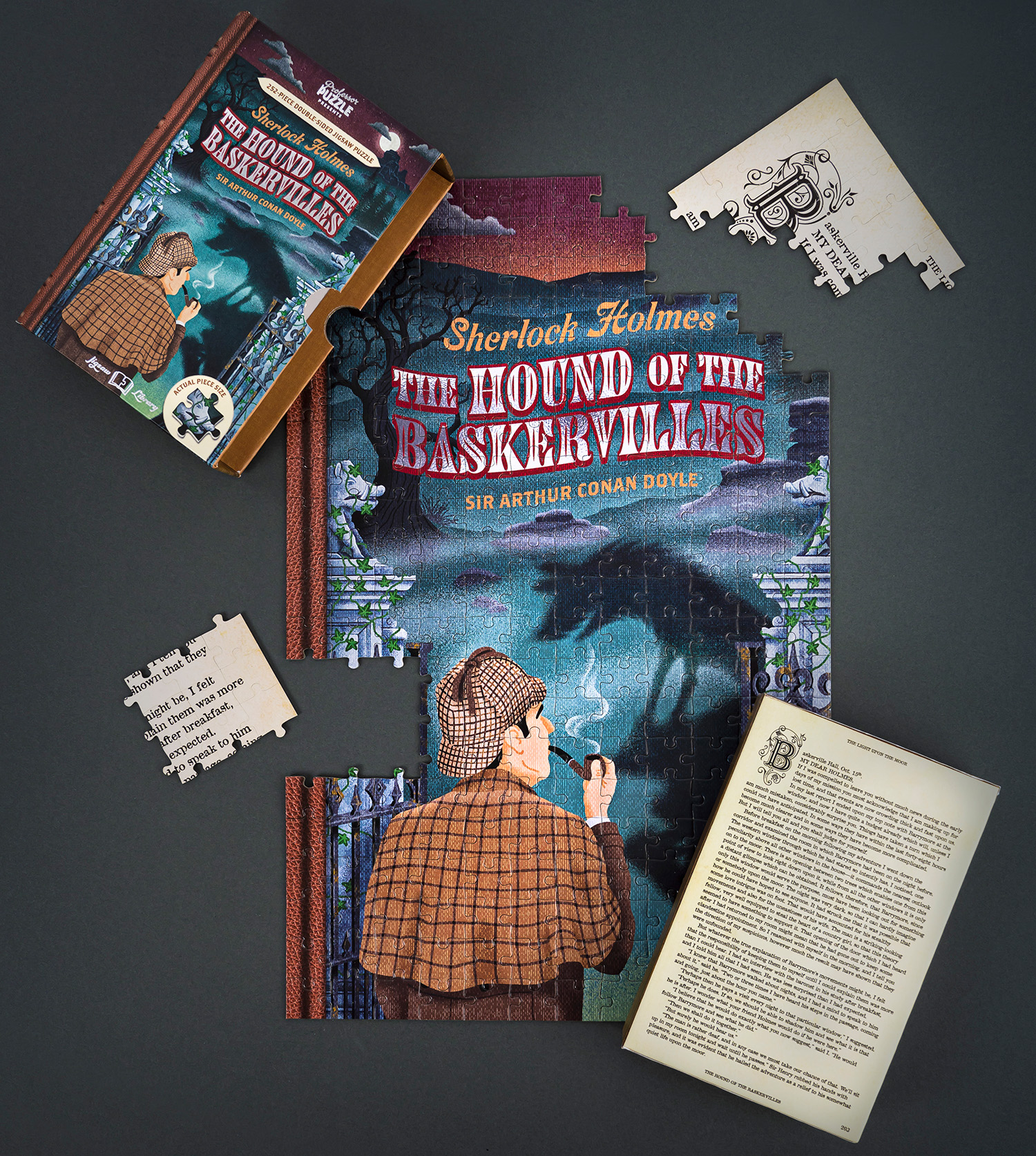The Hound of the Baskervilles Double Sided Puzzle