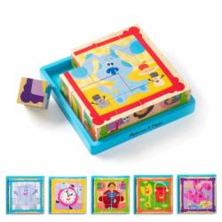 Blues Clues & You Wooden Cube Puzzle Movies & TV Wooden Jigsaw Puzzle