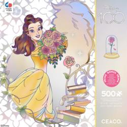 Platinum Princess Belle Disney Princess Glitter / Shimmer / Foil Puzzles