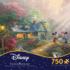 Thomas Kinkade Disney - Mickey & Minnie Sweetheart Bridge, 750 Pieces ...