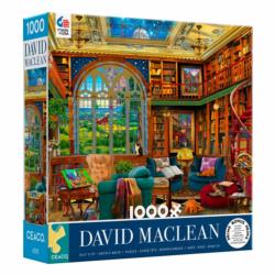 Country Library Cats Jigsaw Puzzle