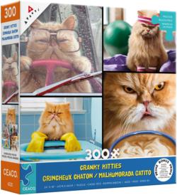 Cranky Kitties - Awesome Foursome Cats Jigsaw Puzzle