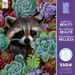 Nature's Beauty - Raccoon Forest Animal Jigsaw Puzzle