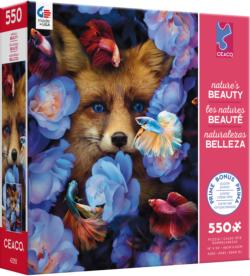 Nature's Beauty - Fox and Fish Forest Animal Jigsaw Puzzle
