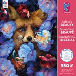 Nature's Beauty - Fox and Fish Forest Animal Jigsaw Puzzle