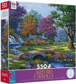 Light Between The Trees Lakes & Rivers Jigsaw Puzzle