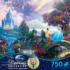 Thomas Kinkade Disney - Cinderella Wishes Upon a Dream Disney Jigsaw Puzzle