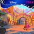 Thomas Kinkade Disney - Rapunzel Dancing in the Sunlit Courtyard Disney Jigsaw Puzzle