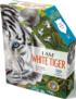 Madd Capp Mini Puzzle - I AM White Tiger Cats Shaped Puzzle