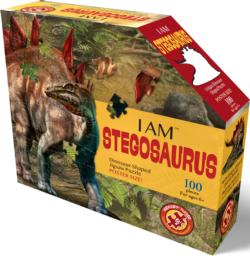I am Stegosaurus Dinosaurs Shaped Puzzle