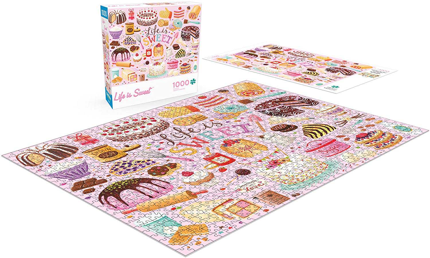 Life is Sweet Dessert & Sweets Jigsaw Puzzle