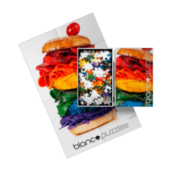 BLANC Series: Rainbow Sandwich Food and Drink Jigsaw Puzzle