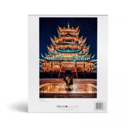 BLANC Series: Chongqing Chinese Temple At Night Photography Jigsaw Puzzle