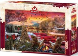 Trailer Camp Winter Jigsaw Puzzle