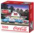 Coca Cola Night on the Town Car Jigsaw Puzzle