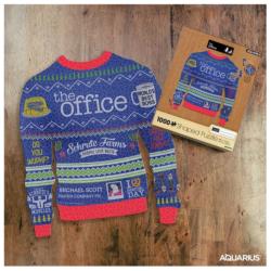 The Office Ugly Christmas Sweater Movies & TV Shaped Puzzle