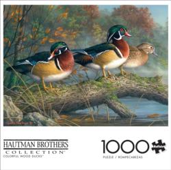 Colorful Wood Ducks - Scratch and Dent Birds Jigsaw Puzzle