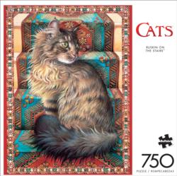 Ruskin on the Stairs Cats Jigsaw Puzzle