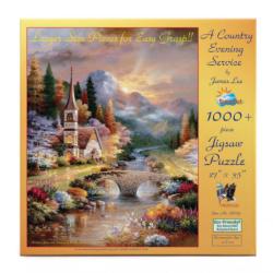 A Country Evening Service Religious Jigsaw Puzzle