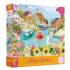Sea Town Harbor Boat Jigsaw Puzzle