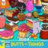 Brian Cook Butts on Things - Sweet Cheeks Humor Jigsaw Puzzle