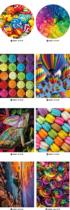 8 in 1, Multipack Color Rainbow & Gradient Jigsaw Puzzle
