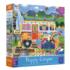 Happy Camper - Waterfall Camper Countryside Jigsaw Puzzle