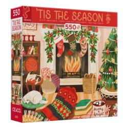Christmas Cozy Vibes 'Tis the Season Holiday Winter Jigsaw Puzzle