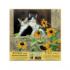 Kittens and Sunflowers Cats Jigsaw Puzzle