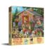 Visiting the Potting Shed Dogs Jigsaw Puzzle