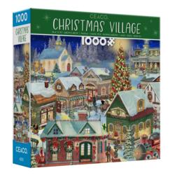 Christmas Village, Classic Christmas Winter Jigsaw Puzzle