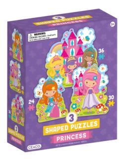 Shaped Puzzles Princess Multipack Princess Shaped Puzzle