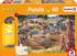 At The Watering Hole Jungle Animals Jigsaw Puzzle