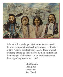 Original Founding Fathers Native American Jigsaw Puzzle