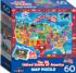 USA Map - Scratch and Dent Maps / Geography Shaped Puzzle