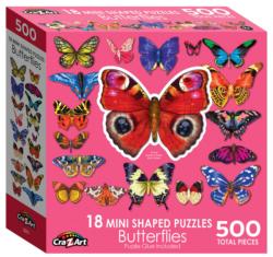 Butterflies III Butterflies and Insects Shaped Puzzle