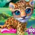 Animal Club Cube Baby Leopard Cub - Scratch and Dent Jungle Animals Jigsaw Puzzle