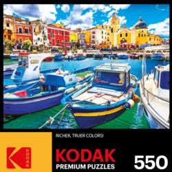 Colorful Procida Island with Boats Italy Summer Jigsaw Puzzle