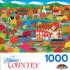 Old Mill Pond Countryside Jigsaw Puzzle