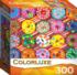 Rainbow Decorated Doughnuts Food and Drink Jigsaw Puzzle