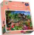 Cats in a Cottage Garden Cats Jigsaw Puzzle